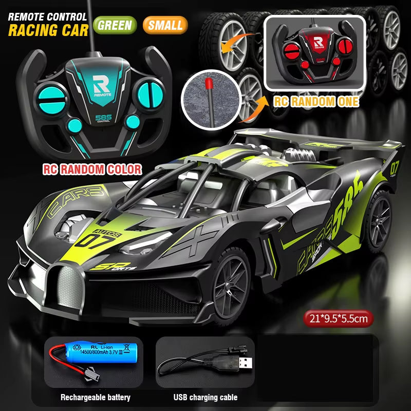 RC Sports Car High Speed Super Remote Control Mini Model Electric Vehicle Drift Racing Car for Kids Educational Toys for Boys