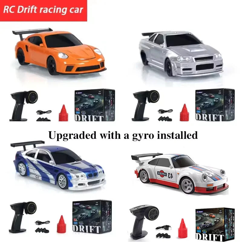 2.4G RC Drift Car 1:43 4WD Remote Control Car High Speed Four Wheel Drive Radio