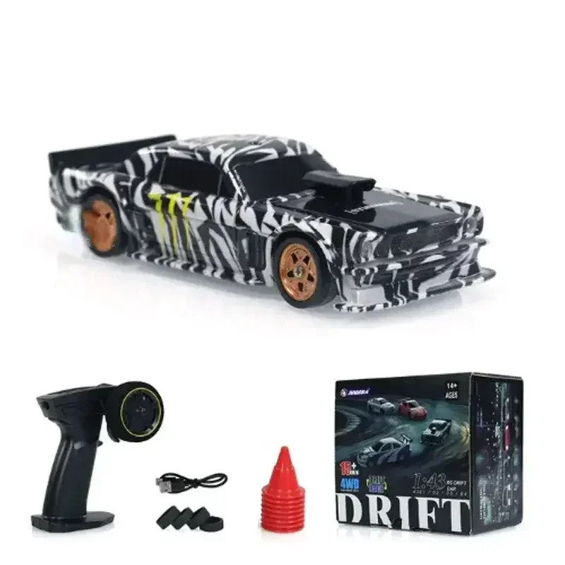 2.4G RC Drift Car 1:43 4WD Remote Control Car High Speed Four Wheel Drive Radio