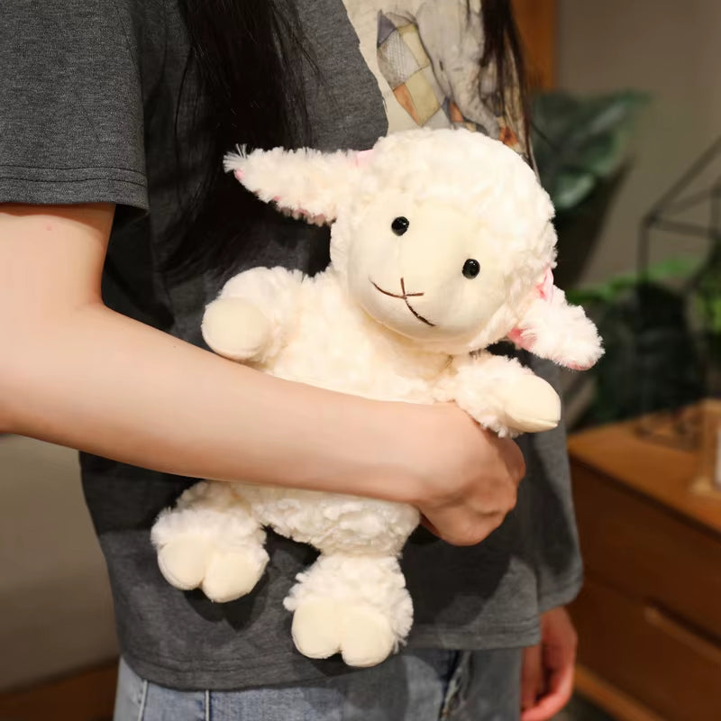 16/22/30Cm Cute Soft Sheep Plush Toys Soft Lamb Plush Dolls Stuffed Sheep Plushie Baby Toys Birthday Gifts for Kids Home Decor