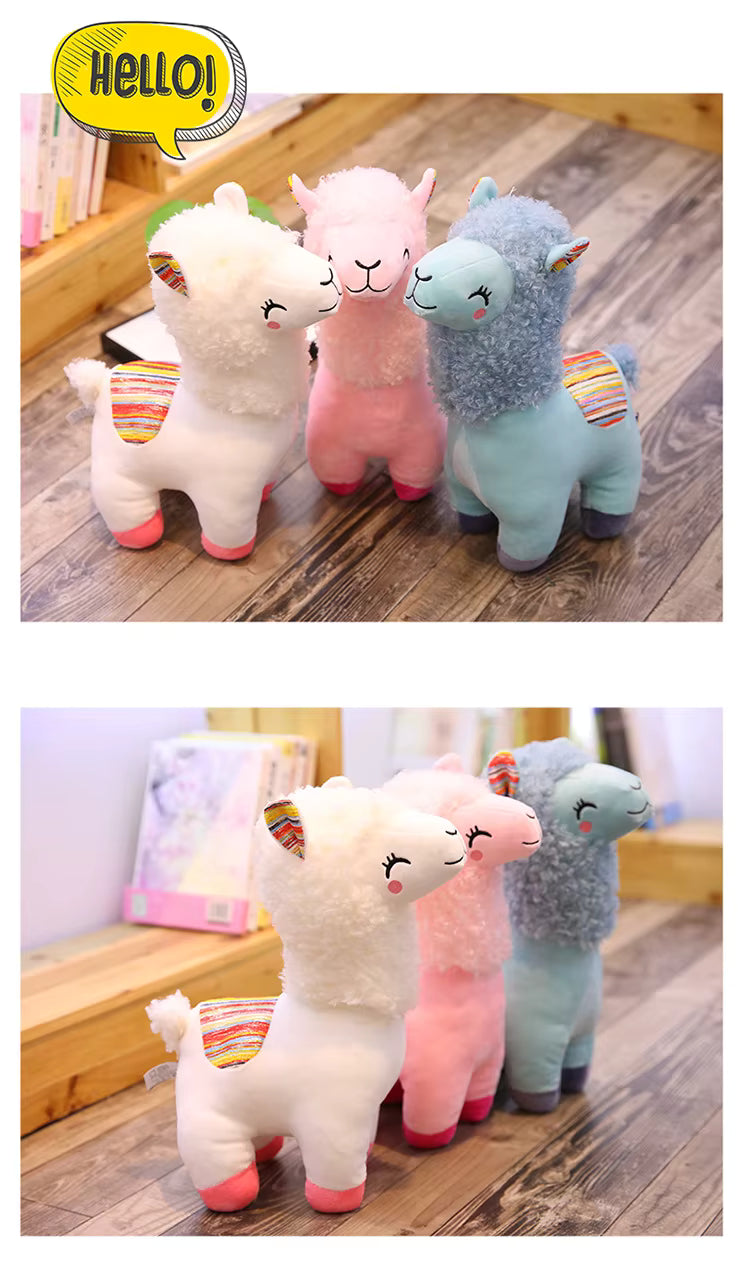 25cm Soft Smile Alpaca Llama Plush Toy | Blastoys UK