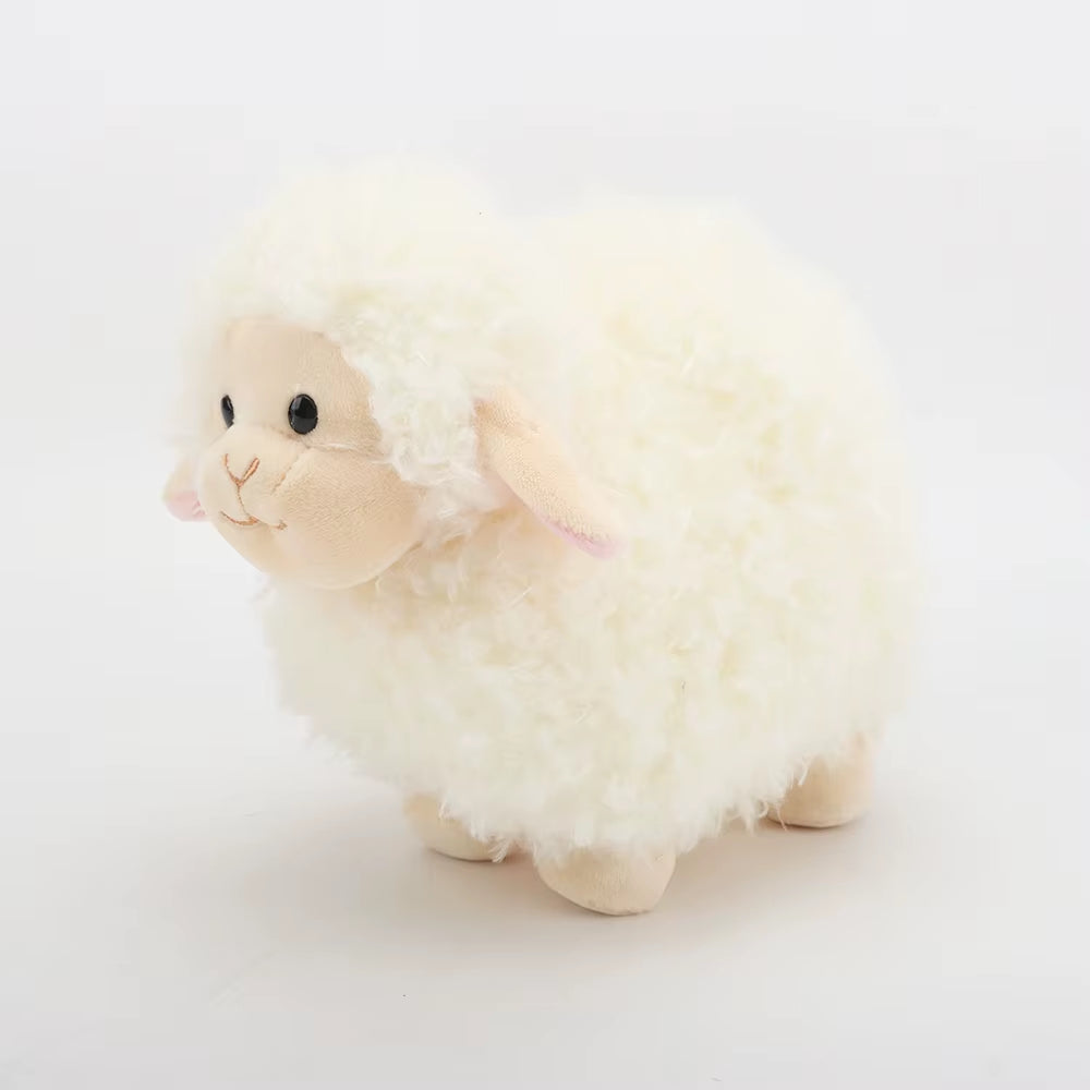 20Cm Cute Soft Obediently Lamb Plush Toys Soft Alpaca Plush Dolls Stuffed Sheep Plushie Baby Toys Gifts for Kids Home Decoration