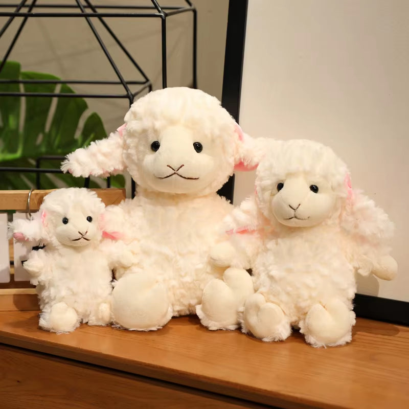 16/22/30Cm Cute Soft Sheep Plush Toys Soft Lamb Plush Dolls Stuffed Sheep Plushie Baby Toys Birthday Gifts for Kids Home Decor