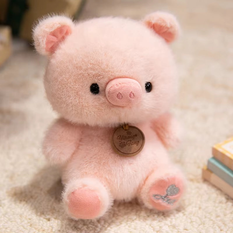 Cute Sitting Animals Red Panda Fox Sloth Cat Plush Toys Soft Plush Dolls Stuffed Capybara Pig Plushie Baby Toys Gifts for Kids