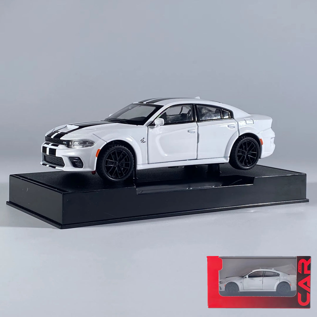 1:32 Dodge Charger SRT Super Sports Car Alloy Diecast Model Car Indoor Trendy Toys Ornaments Collection Decorations Holiday Gift