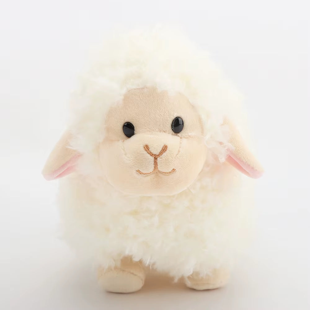 20Cm Cute Soft Obediently Lamb Plush Toys Soft Alpaca Plush Dolls Stuffed Sheep Plushie Baby Toys Gifts for Kids Home Decoration