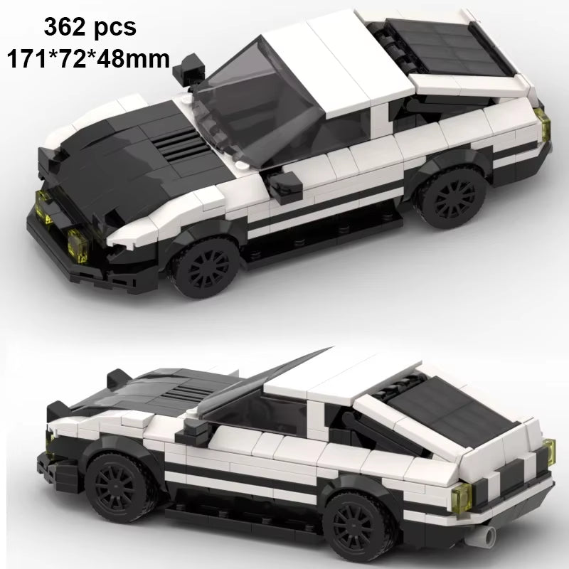 City Car Vehicle Speed Racer Building Blocks Brick Racing Super Technique Car Moc Creative Garage Set Educational Toys