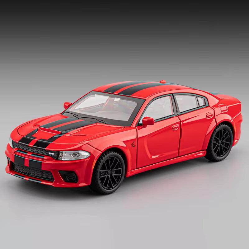 1:32 Dodge Charger SRT Super Sports Car Alloy Diecast Model Car Indoor Trendy Toys Ornaments Collection Decorations Holiday Gift