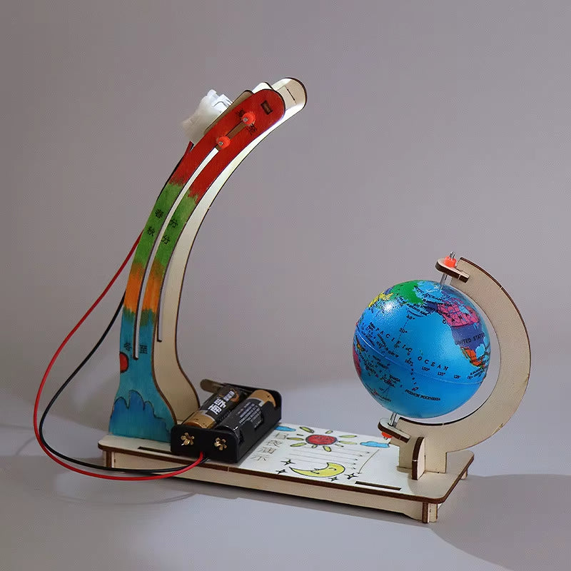Earth Day Night Alternation Simulation Children'S Science Toys DIY STEM Technology Physics Learning Fun Teaching Aids Toys