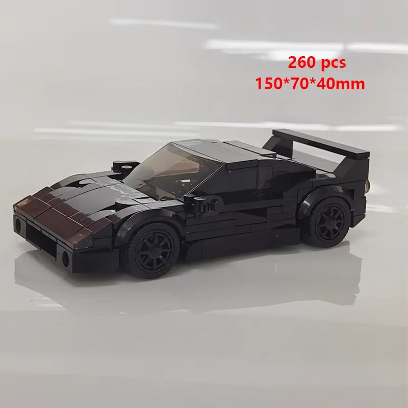 City Car Vehicle Speed Racer Building Blocks Brick Racing Super Technique Car Moc Creative Garage Set Educational Toys
