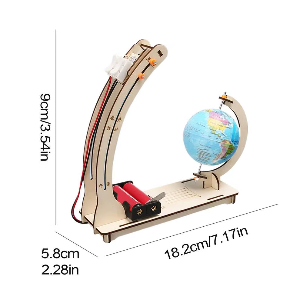 Earth Day Night Alternation Simulation Children'S Science Toys DIY STEM Technology Physics Learning Fun Teaching Aids Toys