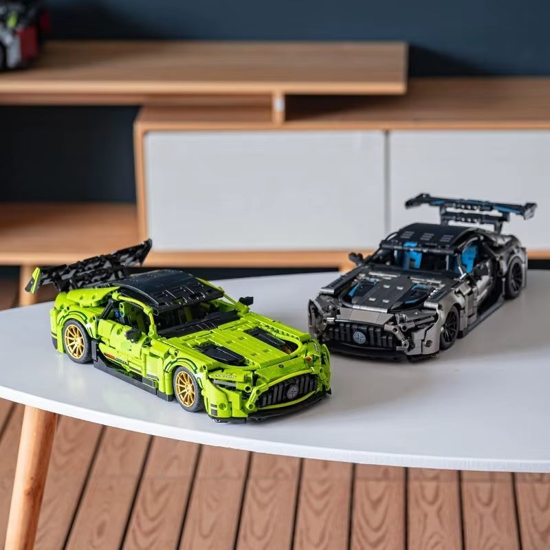Sports Car Building Blocks Famous Racing Car Assembly Building Blocks Expert Speed Car Model Brick Moc Toy Boy Holiday Gift