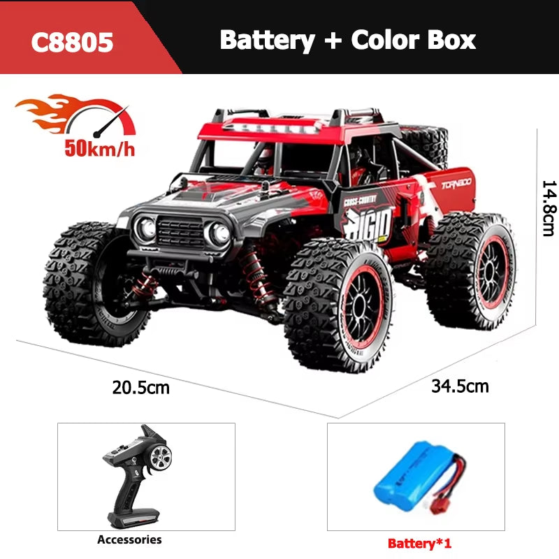 JJRC C8803 C8805 RC Car 4X4 Super Brushless 50/60/70KM/H 4WD High Speed RC Off-Road Car Children and Adults Toys