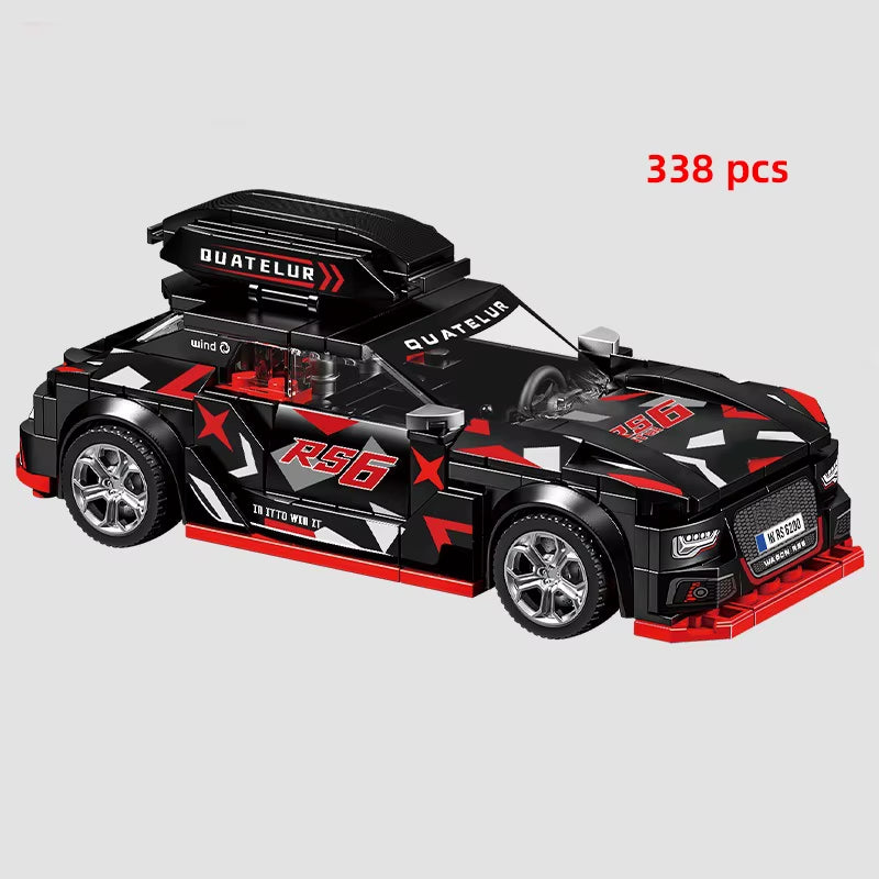 City Car Vehicle Speed Racer Building Blocks Brick Racing Super Technique Car Moc Creative Garage Set Educational Toys