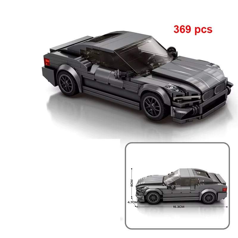 City Car Vehicle Speed Racer Building Blocks Brick Racing Super Technique Car Moc Creative Garage Set Educational Toys