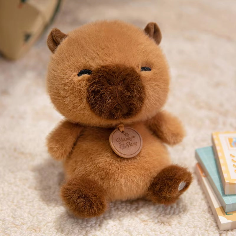 Cute Sitting Animals Red Panda Fox Sloth Cat Plush Toys Soft Plush Dolls Stuffed Capybara Pig Plushie Baby Toys Gifts for Kids