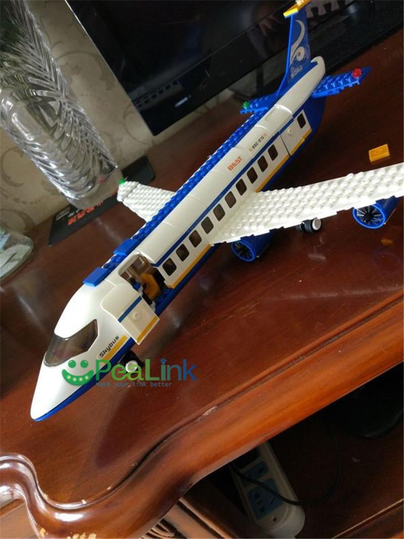 City Cargo Airplane Building Blocks Toy Creative Educational Airport Playset