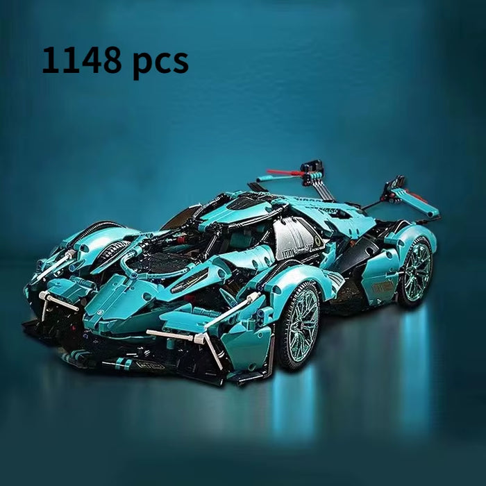 1148-Piece Super Sports Racing Car Building Set | Blastoys UK