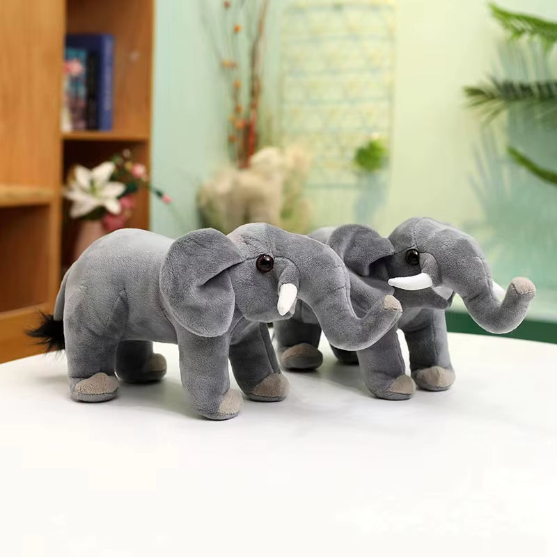 Children'S Plush Toys Simulation Elephant Stuffed Animals Elephant Doll Home Decoration Children'S Christmas Birthday Gift