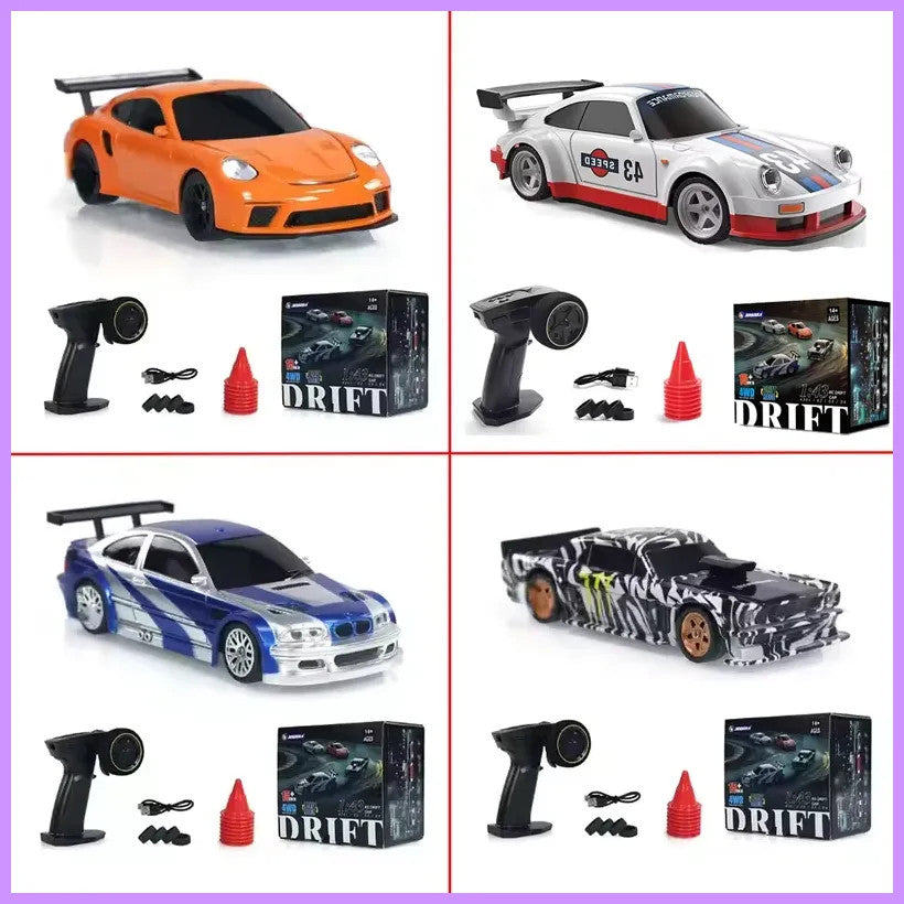 2.4G RC Drift Car 1:43 4WD Remote Control Car High Speed Four Wheel Drive Radio