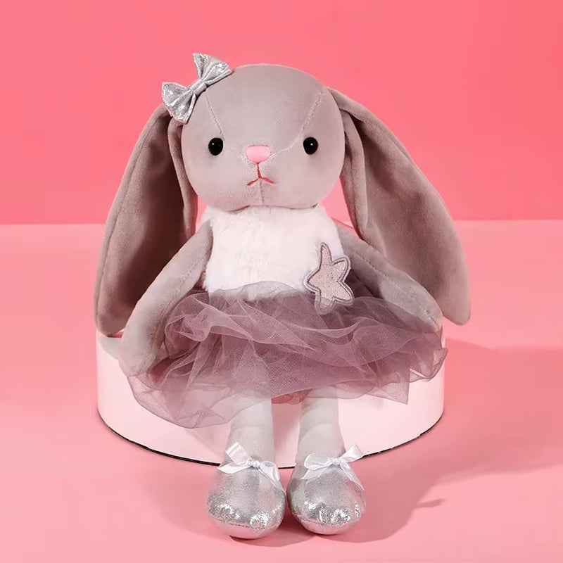 Bunny Plush Toys Stuffed Animals Rabbit Kawaii Soft Long Legs Plush Toy Dolls Children Appease Towel Girls Easter Birthday Gift