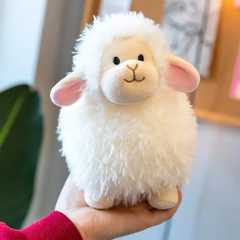 20Cm Cute Soft Obediently Lamb Plush Toys Soft Alpaca Plush Dolls Stuffed Sheep Plushie Baby Toys Gifts for Kids Home Decoration