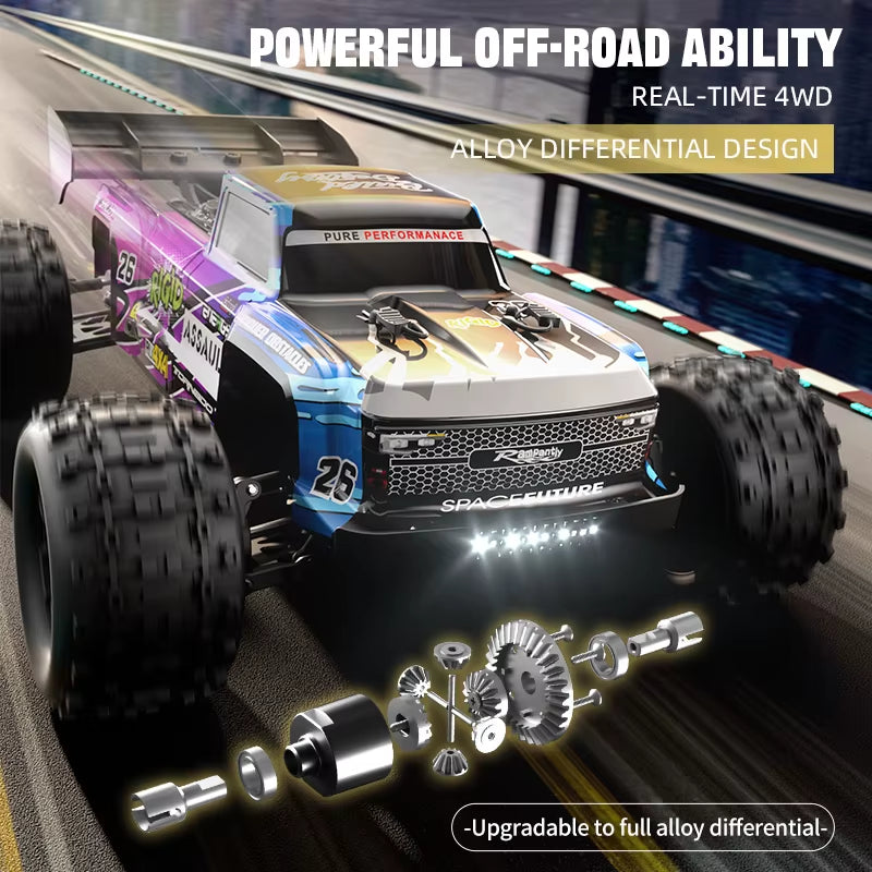 JJRC C8803 C8805 RC Car 4X4 Super Brushless 50/60/70KM/H 4WD High Speed RC Off-Road Car Children and Adults Toys