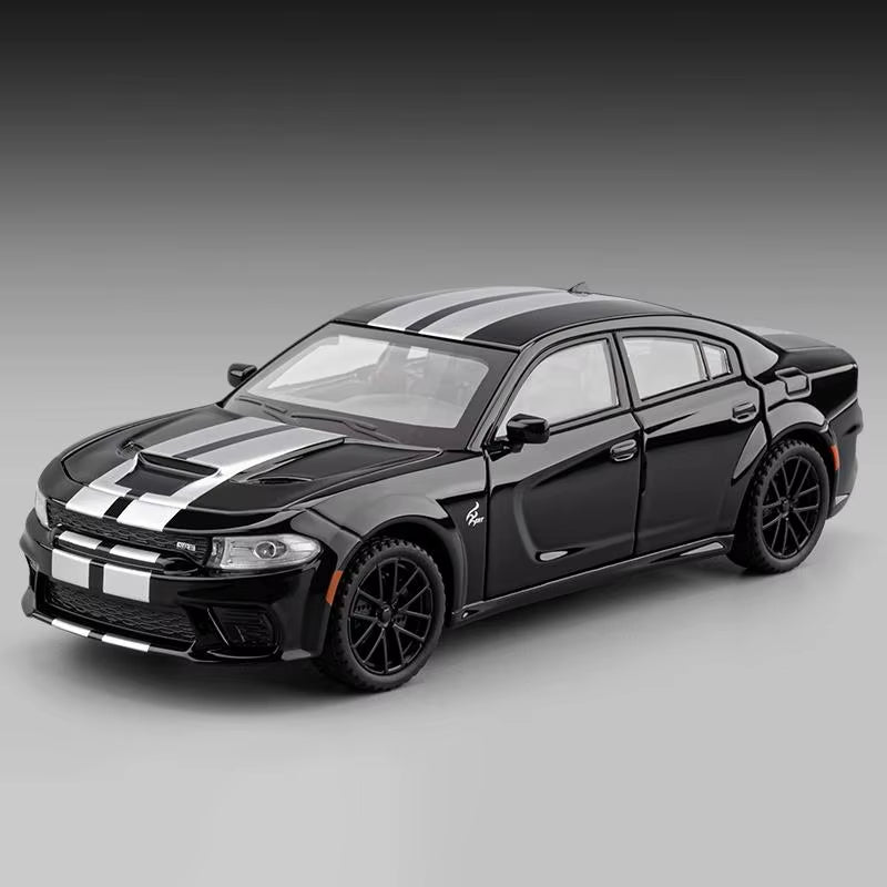 1:32 Dodge Charger SRT Super Sports Car Alloy Diecast Model Car Indoor Trendy Toys Ornaments Collection Decorations Holiday Gift