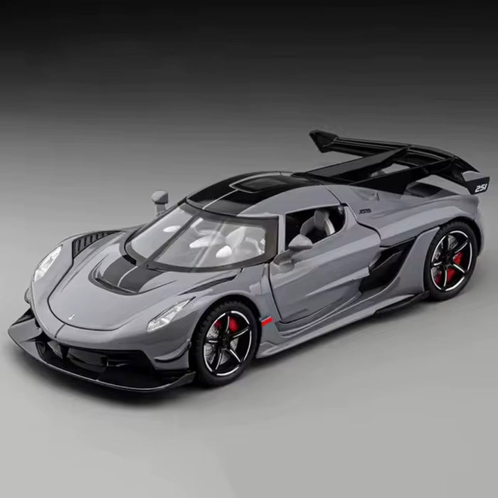 1:22 Scale Jesko Super Car Diecast Model with Lights & Sounds