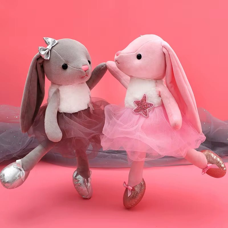 Bunny Plush Toys Stuffed Animals Rabbit Kawaii Soft Long Legs Plush Toy Dolls Children Appease Towel Girls Easter Birthday Gift