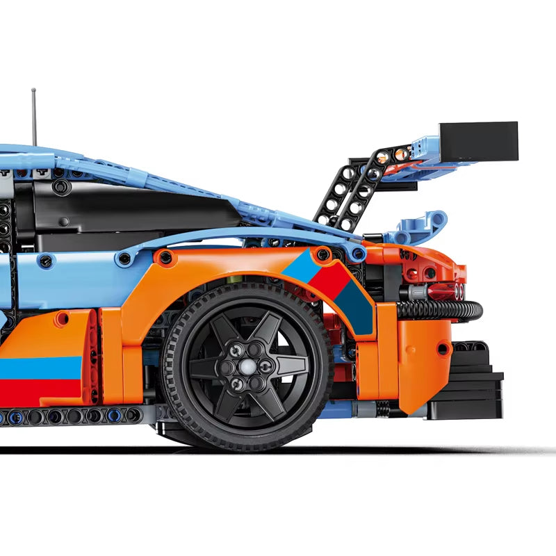 MOC RSR Classic Super Racing Cars City Super Sports Car Bricks Vehicle Sets Technical Toys for Kids Children Birthday Gifts