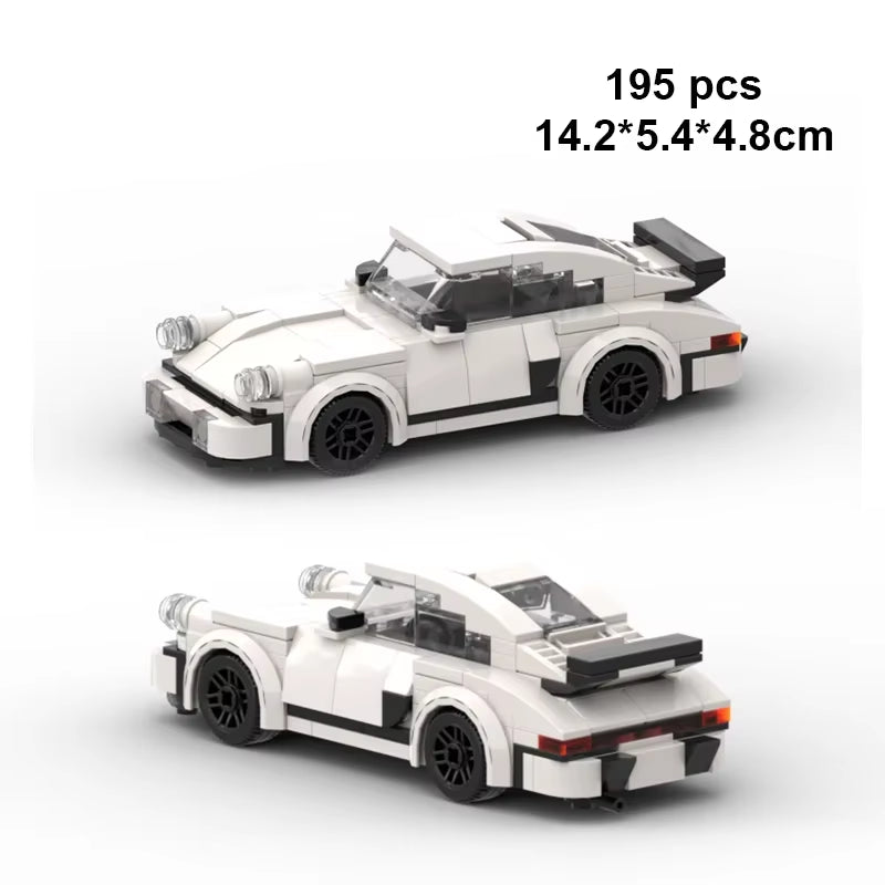 City Car Vehicle Speed Racer Building Blocks Brick Racing Super Technique Car Moc Creative Garage Set Educational Toys