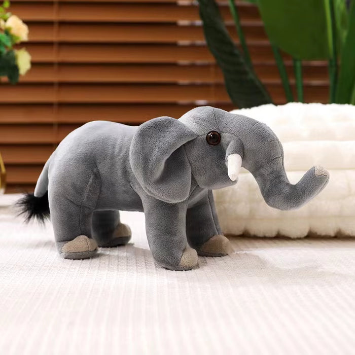 Soft Simulation Elephant Plush Toy Companion | Blastoys UK