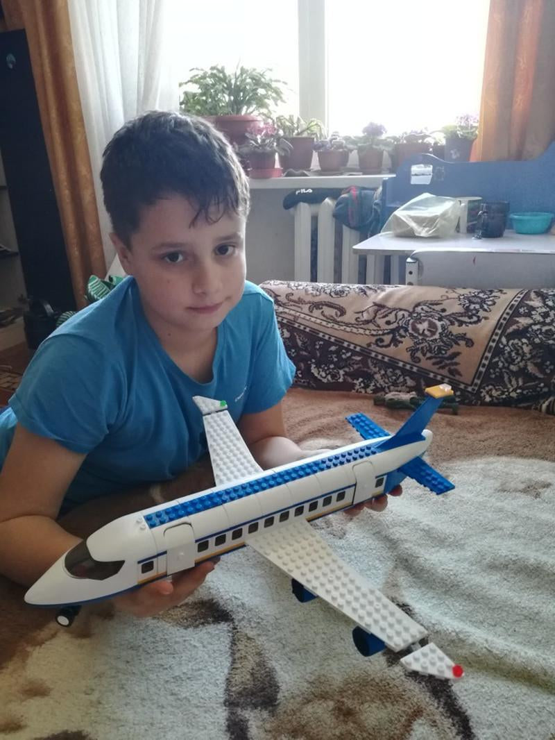 City Cargo Airplane Building Blocks Toy Creative Educational Airport Playset