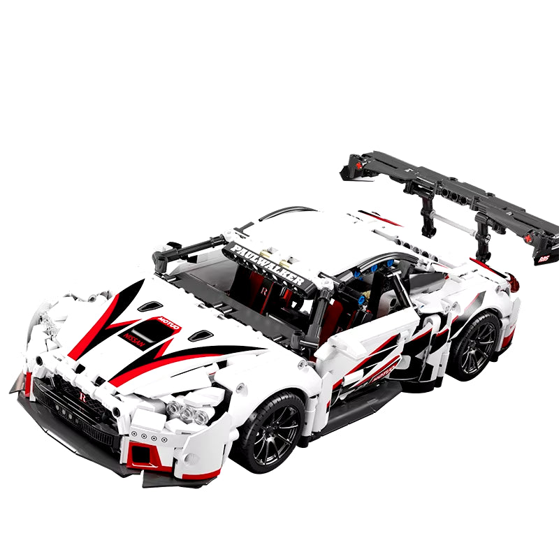 Building Blocks Compatible with Concept White Sports Car Super Racing Building Blocks Brick Model Speedcar Children'S Gift