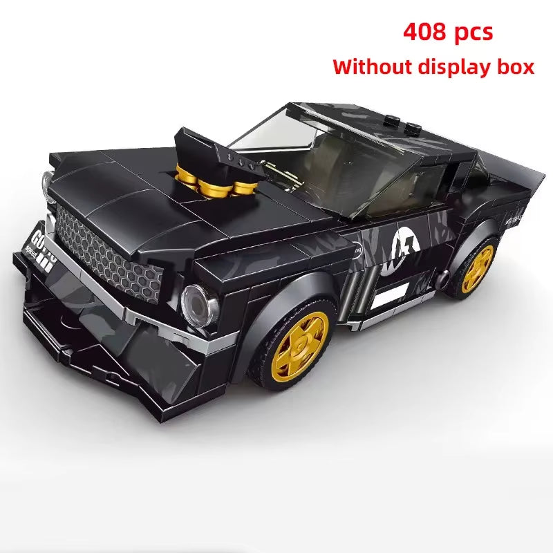 City Car Vehicle Speed Racer Building Blocks Brick Racing Super Technique Car Moc Creative Garage Set Educational Toys