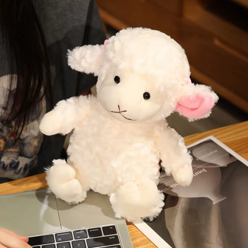 16/22/30Cm Cute Soft Sheep Plush Toys Soft Lamb Plush Dolls Stuffed Sheep Plushie Baby Toys Birthday Gifts for Kids Home Decor