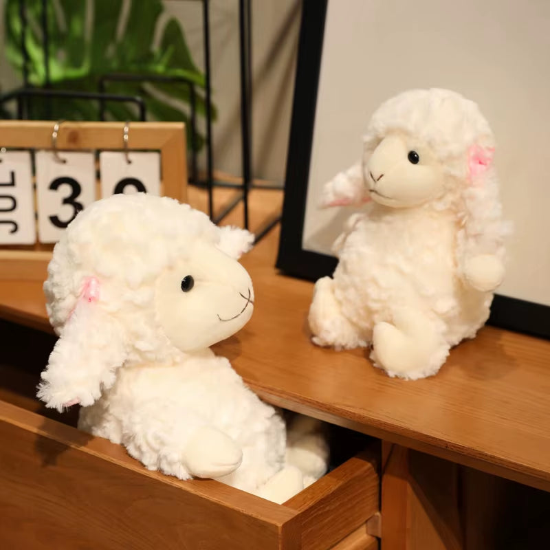 16/22/30Cm Cute Soft Sheep Plush Toys Soft Lamb Plush Dolls Stuffed Sheep Plushie Baby Toys Birthday Gifts for Kids Home Decor