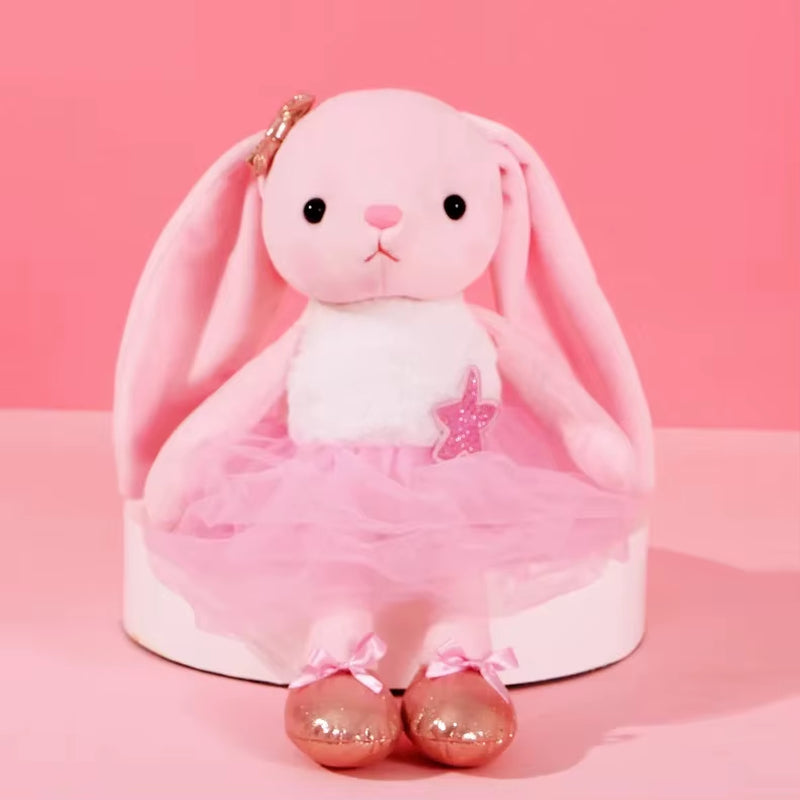 Bunny Plush Toys Stuffed Animals Rabbit Kawaii Soft Long Legs Plush Toy Dolls Children Appease Towel Girls Easter Birthday Gift