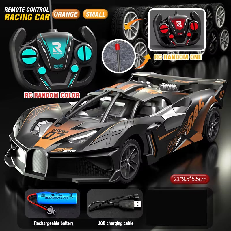 RC Sports Car High Speed Super Remote Control Mini Model Electric Vehicle Drift Racing Car for Kids Educational Toys for Boys