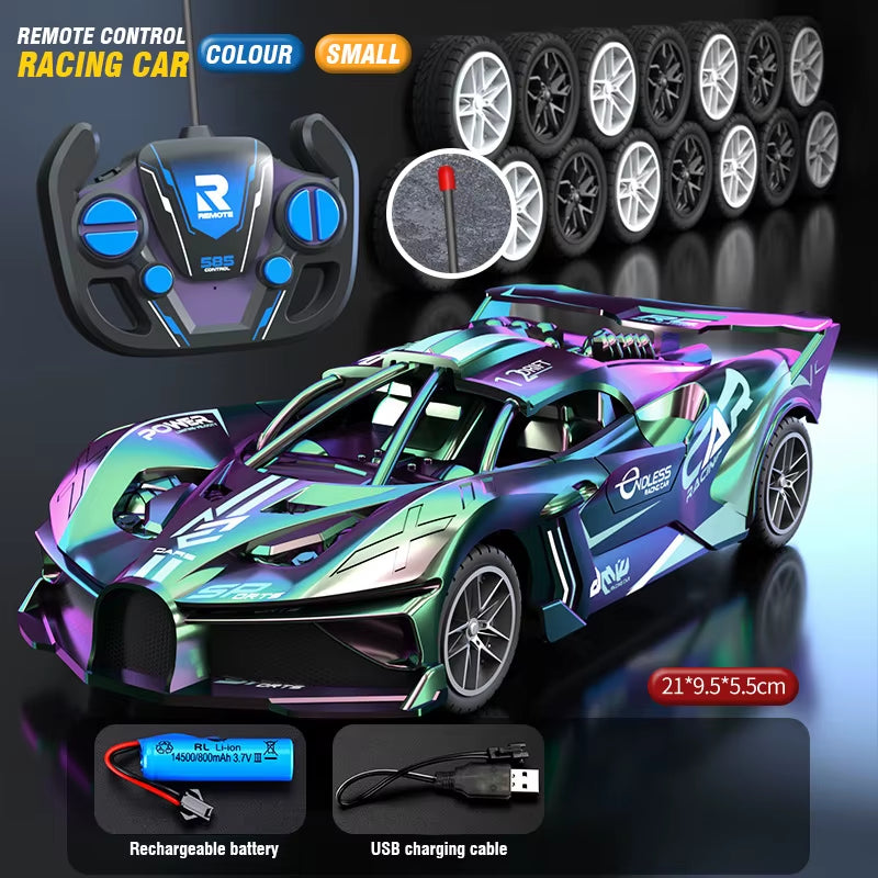 RC Sports Car High Speed Super Remote Control Mini Model Electric Vehicle Drift Racing Car for Kids Educational Toys for Boys